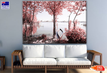 Lake & Forest View Design Print 100% Australian Made