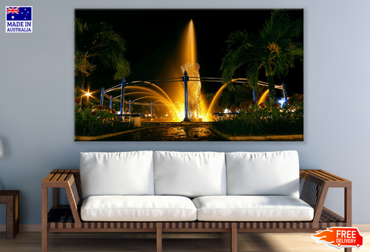 Bekapai Park Night View Print 100% Australian Made