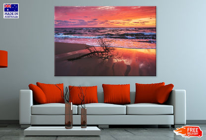 Russia Baltisky Sea Sunset View Photograph Print 100% Australian Made