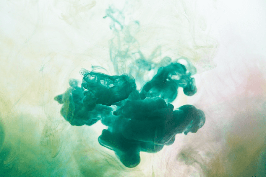 Green Smoke Abstract Design Print 100% Australian Made