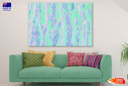 Blue & Purple Abstract Design Print 100% Australian Made