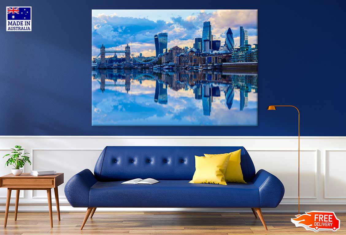 London City River Thames Sunset Photograph Print 100% Australian Made