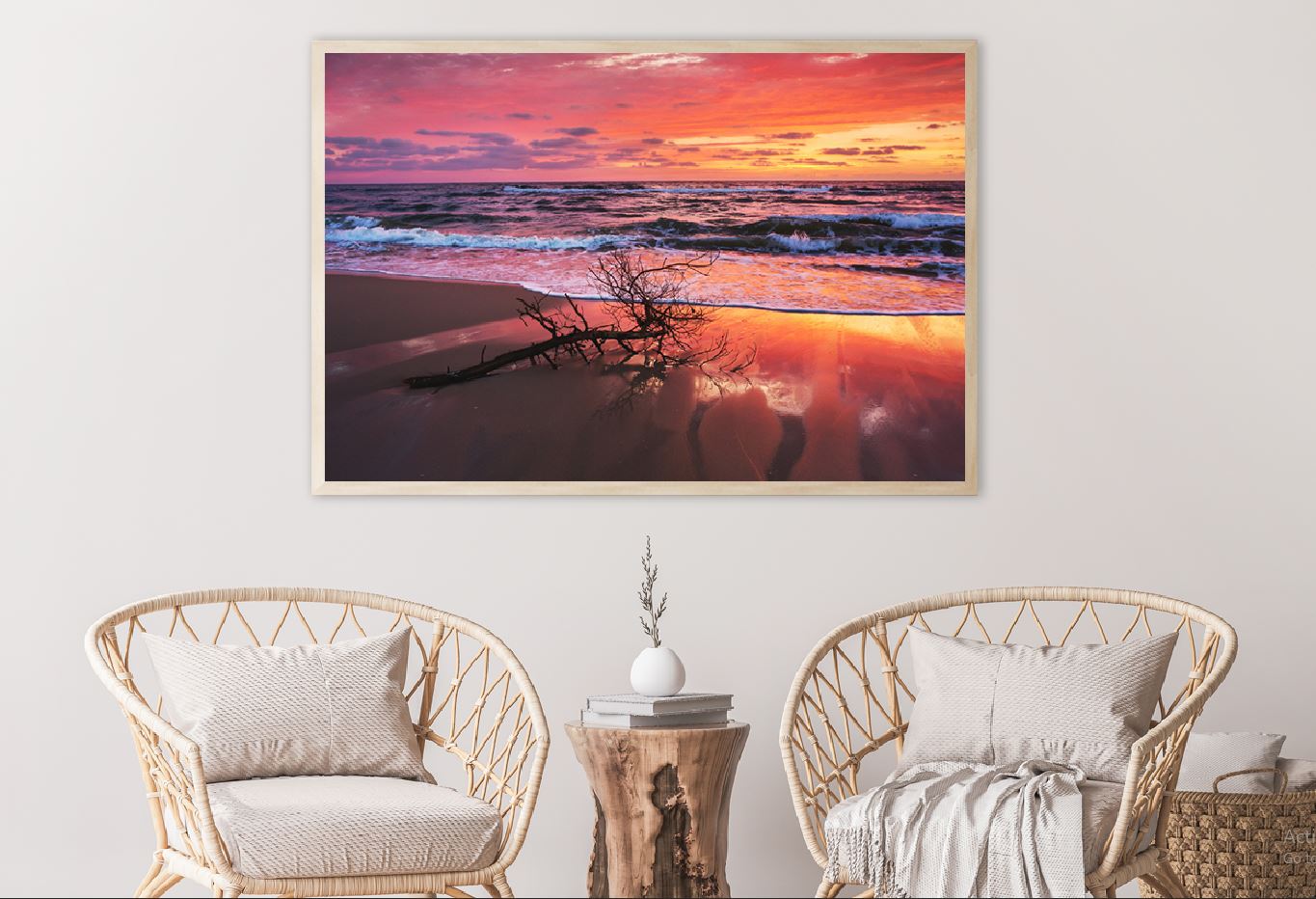 Russia Baltisky Sea Sunset Scenery Photograph Home Decor Premium Quality Poster Print Choose Your Sizes