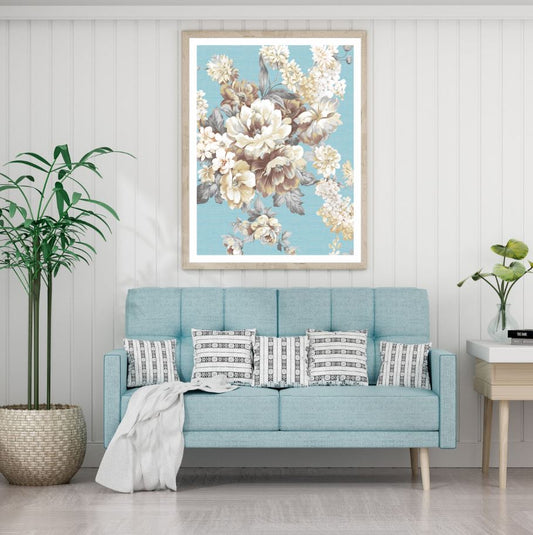 Colorful Flowers Watercolor Paint Home Decor Premium Quality Poster Print Choose Your Sizes