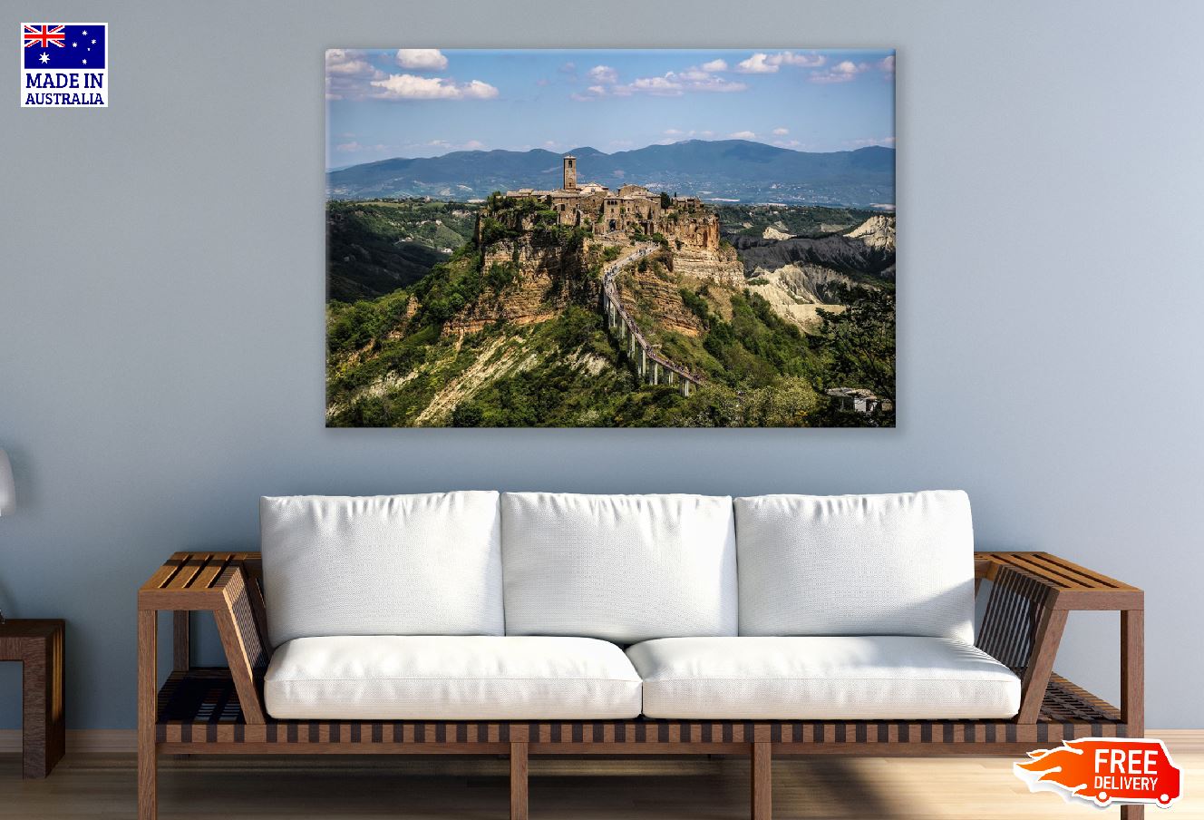 Civita di Bagnoregio Italy Photograph Print 100% Australian Made