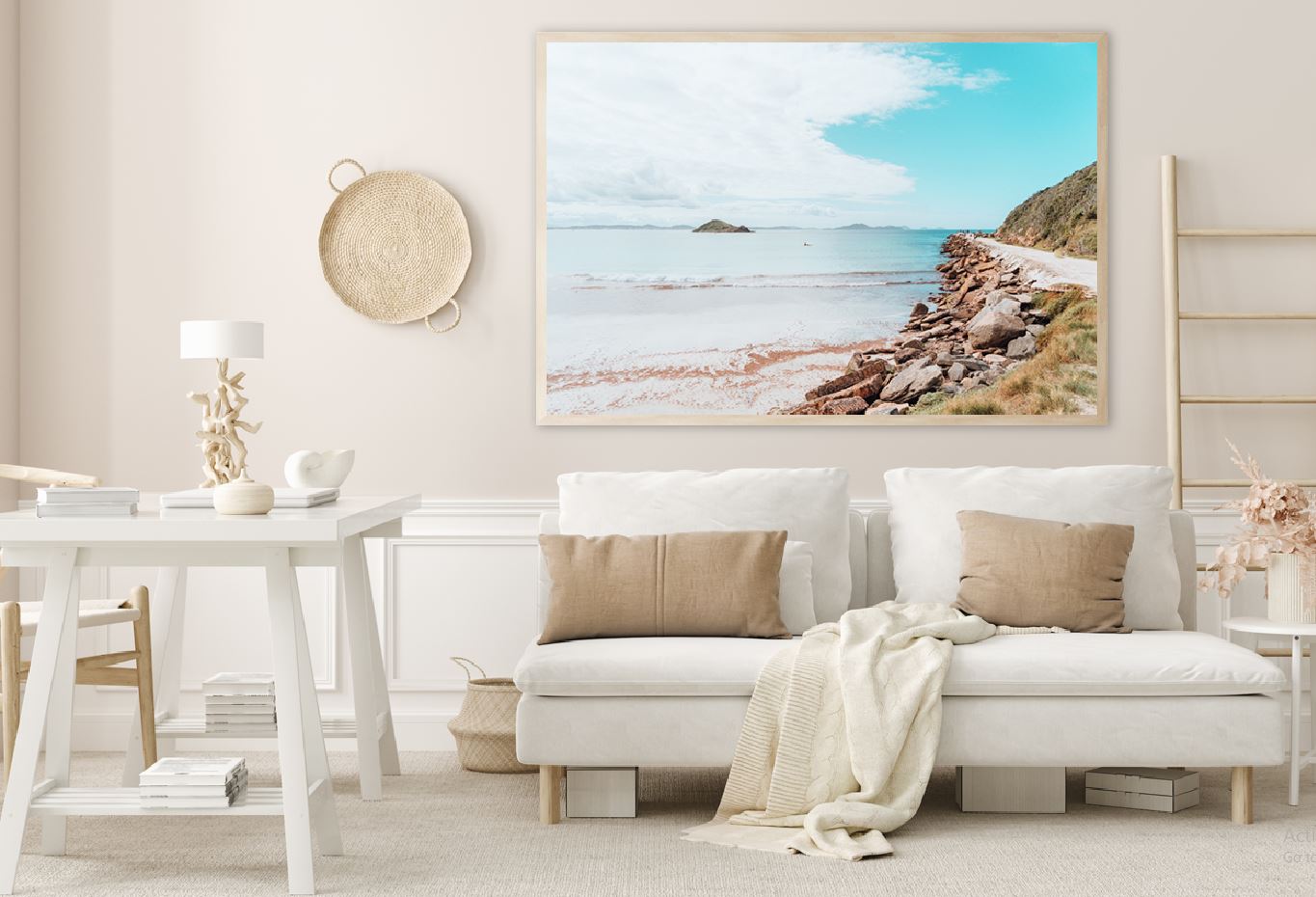 Rio Beach Near Sandy Road View Photograph Home Decor Premium Quality Poster Print Choose Your Sizes