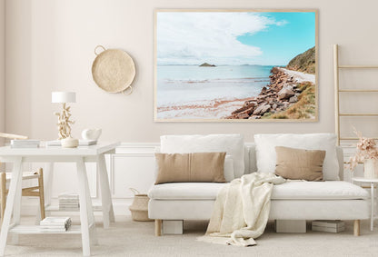 Rio Beach Near Sandy Road View Photograph Home Decor Premium Quality Poster Print Choose Your Sizes