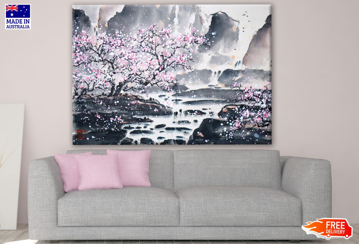 Landscape Painting Print 100% Australian Made