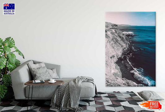 Roche Side Sea Blue Sky Scenery Photograph Print 100% Australian Made