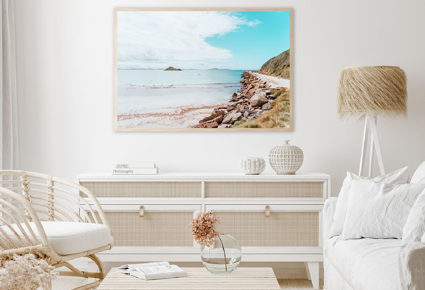 Rio Beach Near Sandy Road View Photograph Home Decor Premium Quality Poster Print Choose Your Sizes