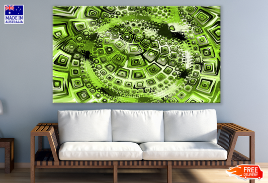 Green Abstract Design Print 100% Australian Made