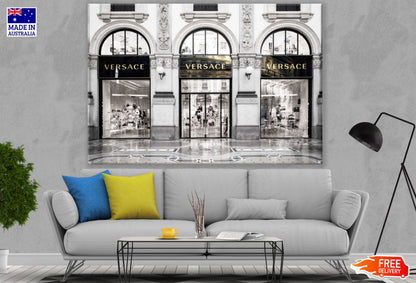 Versace Store in City Photograph Print 100% Australian Made