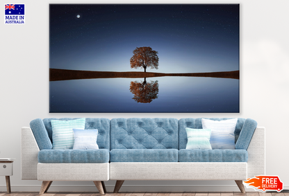 Alone Tree & Night Sky Print 100% Australian Made