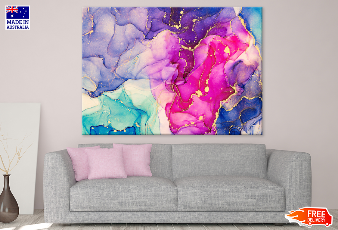 Colorful Abstract Design Print 100% Australian Made