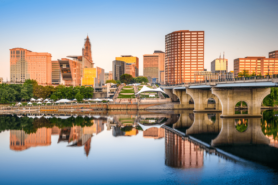 Hartford, Connecticut, USA Downtown City Photograph Print 100% Australian Made