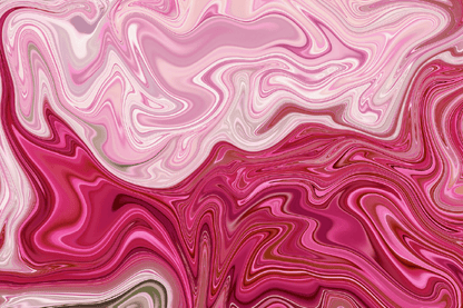 Pink & Hot Pink Abstract Design Print 100% Australian Made