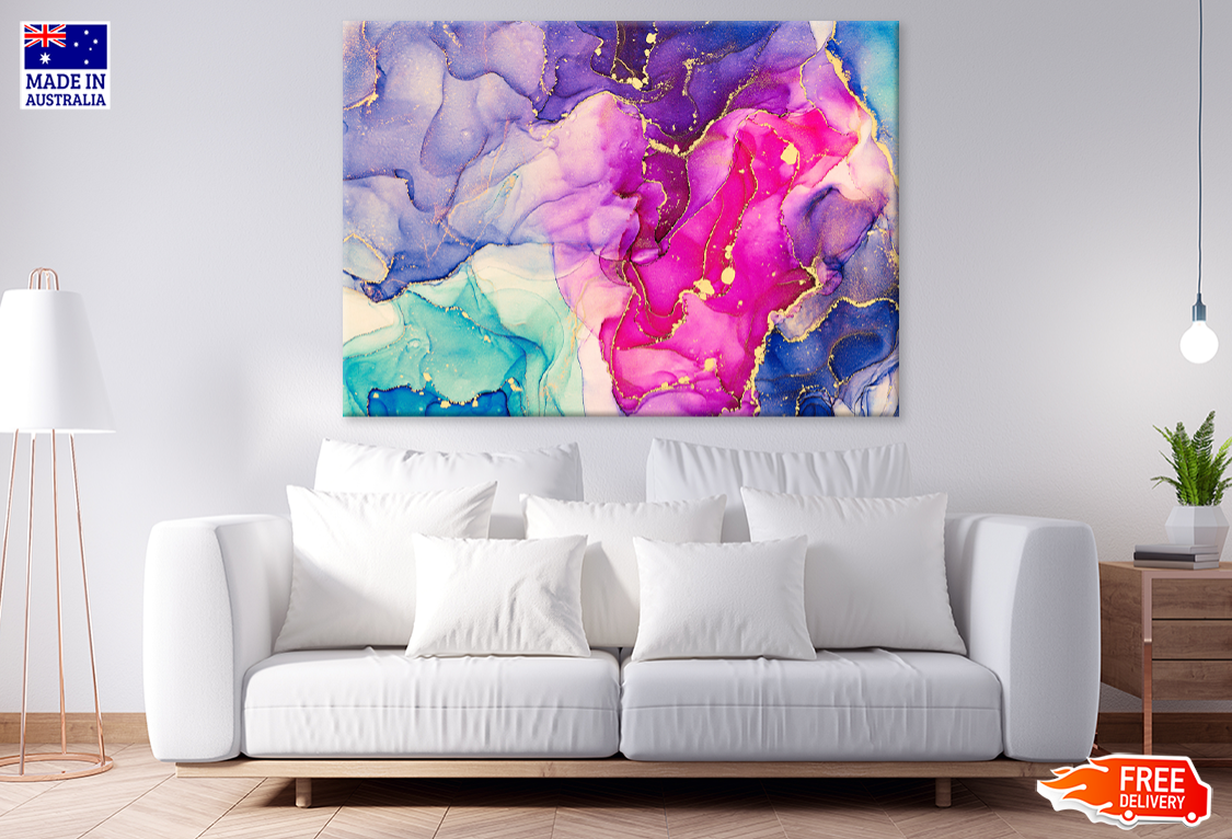 Colorful Abstract Design Print 100% Australian Made