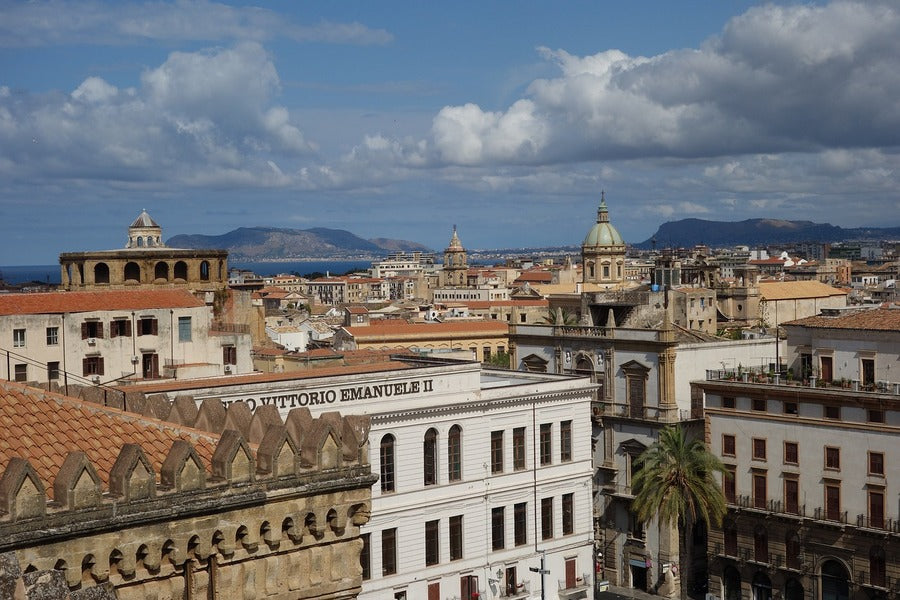 Palermo Cathedral Aerial View Photograph, Italy Print 100% Australian Made