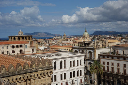 Palermo Cathedral Aerial View Photograph, Italy Print 100% Australian Made