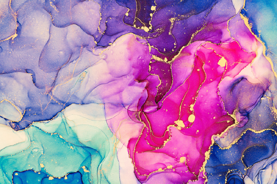 Colorful Abstract Design Print 100% Australian Made
