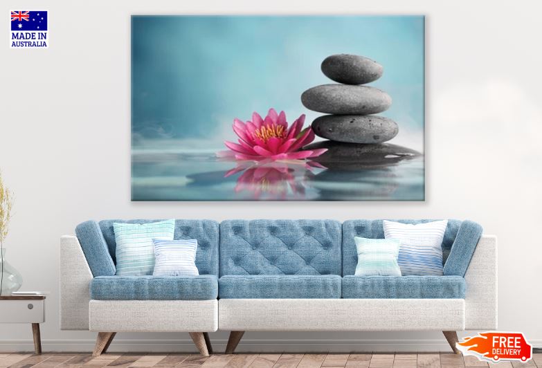 Spa Still Life With Water Lily Print 100% Australian Made