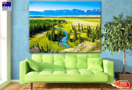 Sky View of a Landscape Photograph Print 100% Australian Made