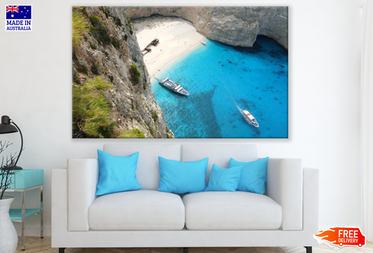 Navagio Beach in Greece Photograph Print 100% Australian Made