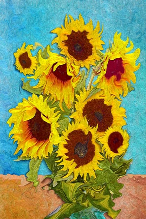 Sunflowers Print 100% Australian Made
