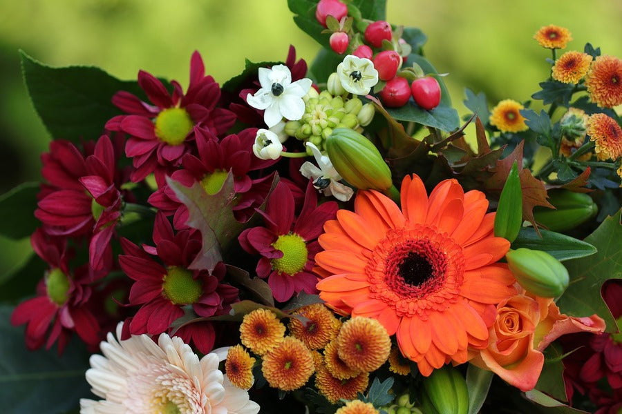 Colorful Flowers Bouquet Photograph Print 100% Australian Made