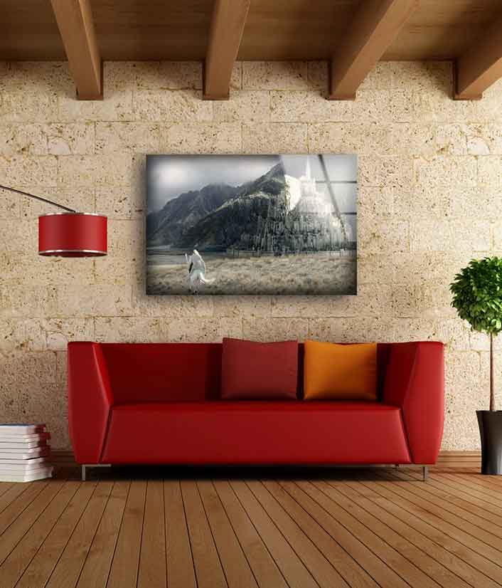 Lord of The Rings Movie Design Acrylic Glass Print Tempered Glass Wall Art 100% Made in Australia Ready to Hang