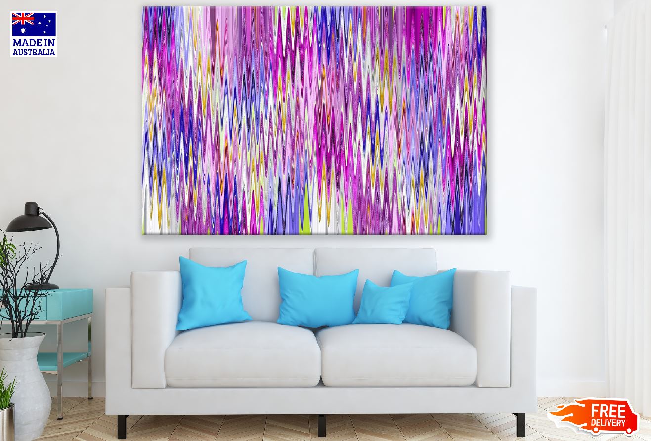 Colorful Digital Abstract Design Print 100% Australian Made