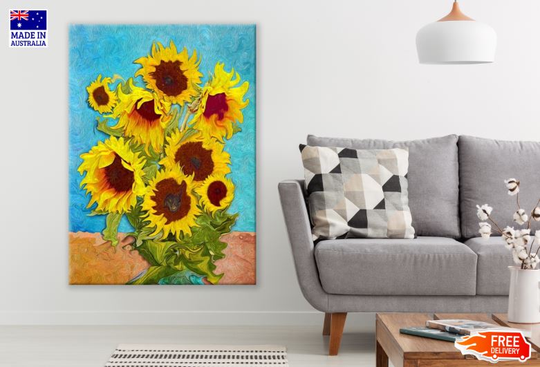 Sunflowers Print 100% Australian Made