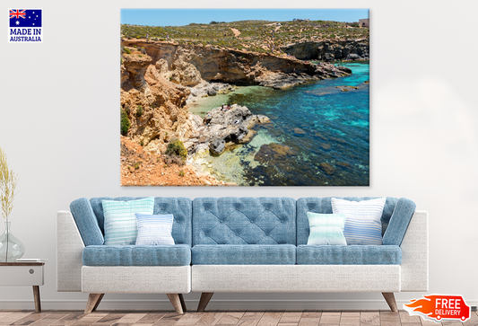 Rock Mountain & Sea View Photograph Print 100% Australian Made