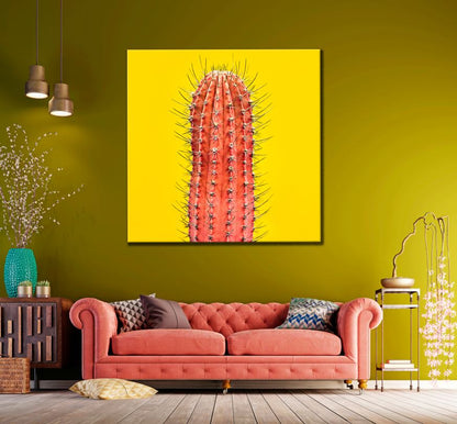 Square Canvas Cactus Plant High Quality Print 100% Australian Made