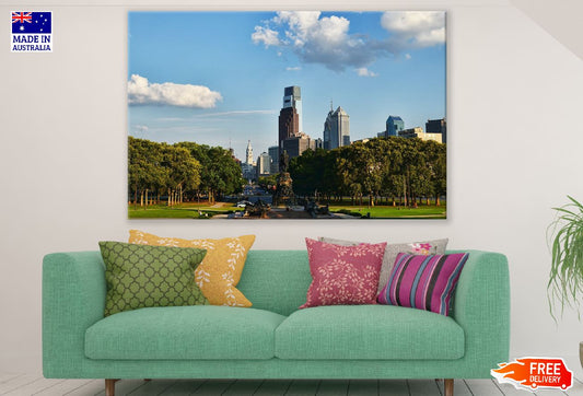 Philadelphia Skyline Photograph, USA Print 100% Australian Made