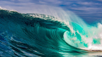 Wave Crashing Scenery Photograph Print 100% Australian Made