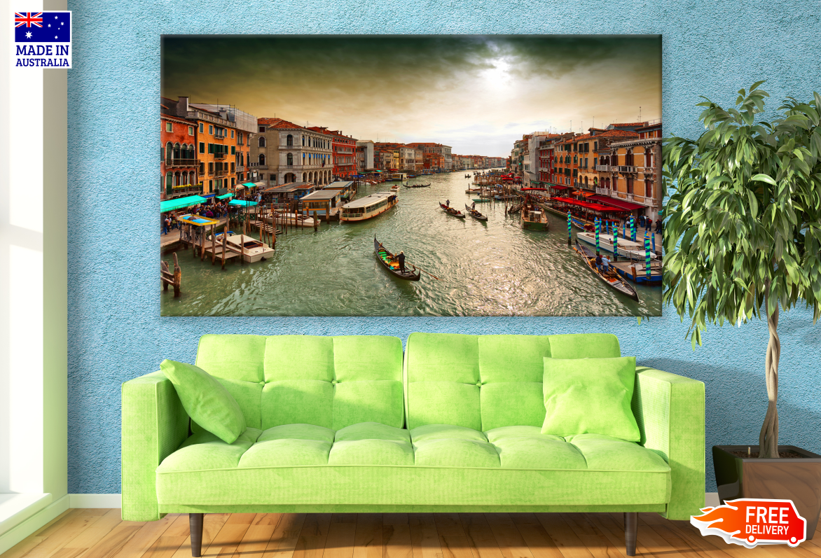 Italy Canal Photograph Print 100% Australian Made