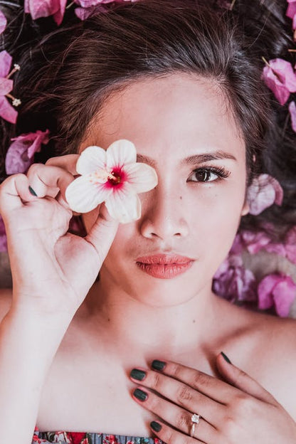 Girl with Flowers Photograph Print 100% Australian Made