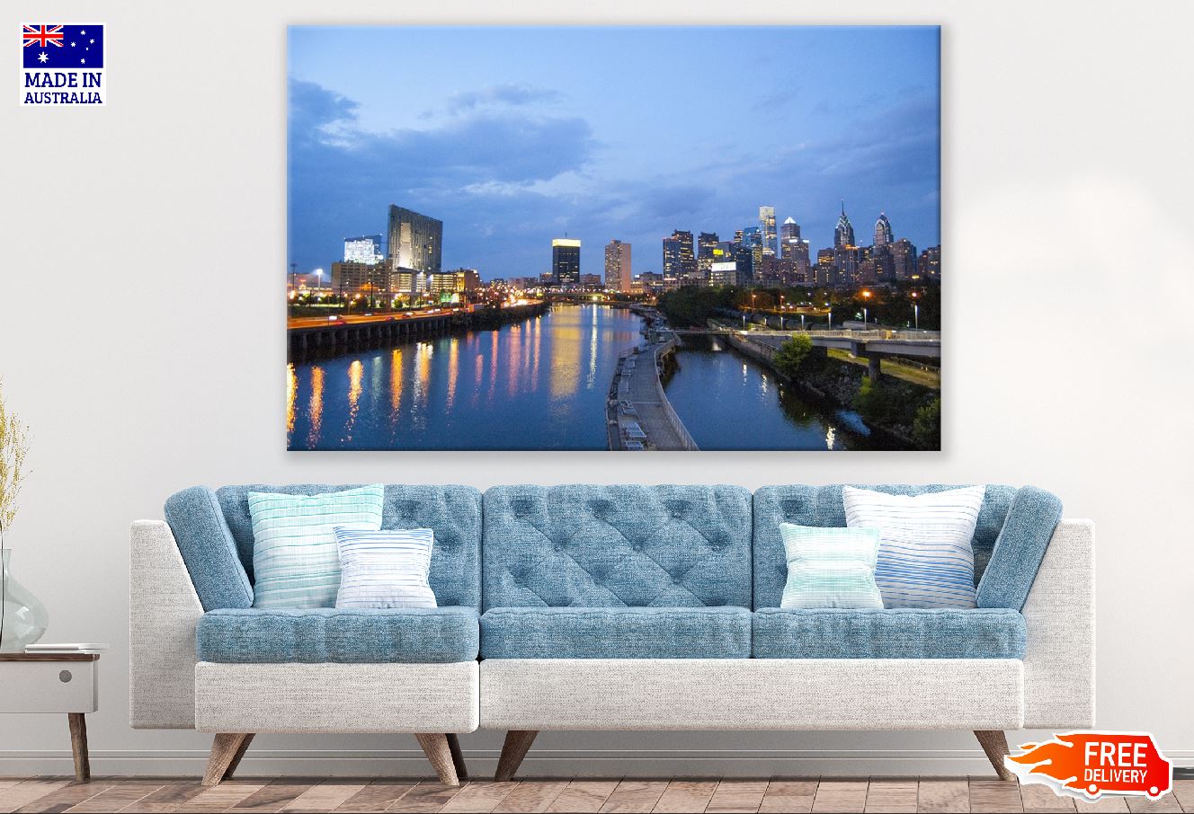Philadelphia City in Pennsylvania Photograph Print 100% Australian Made