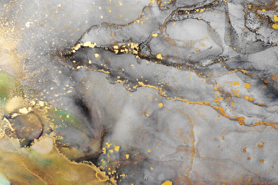 Gray & Gold Abstract Design Home Decor Premium Quality Poster Print Choose Your Sizes