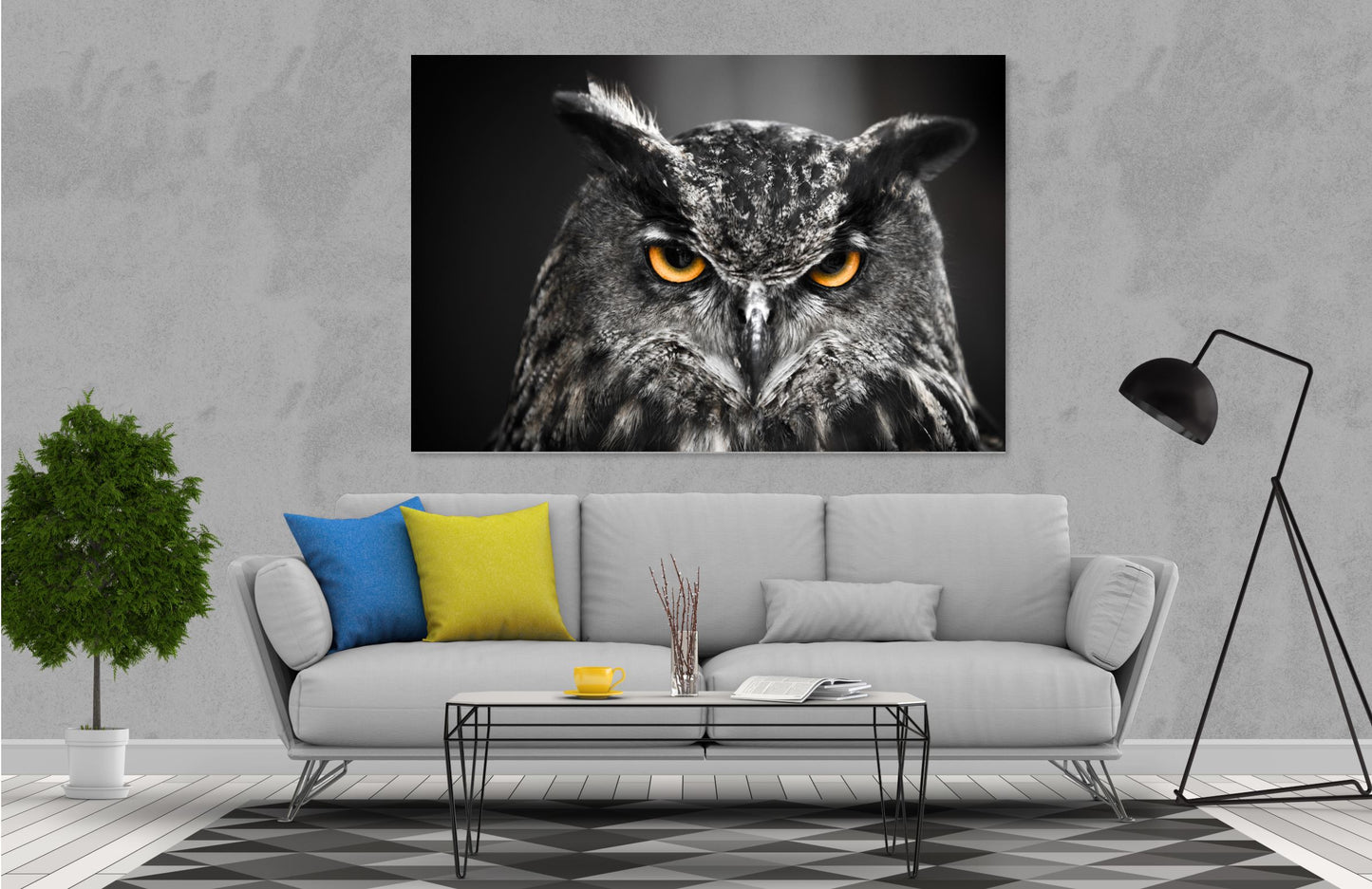 Owl Print 100% Australian Made