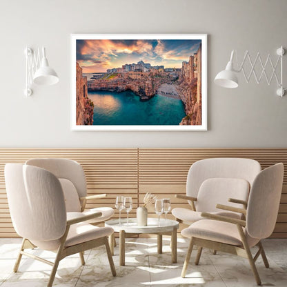 Sea & City Scenery Photograph Home Decor Premium Quality Poster Print Choose Your Sizes