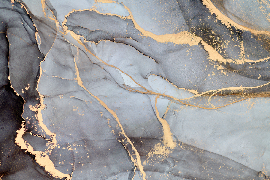 Gray & Gold Abstract Design Home Decor Premium Quality Poster Print Choose Your Sizes