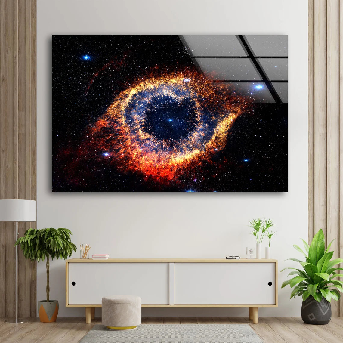 Colorful Space Galaxy Photograph Acrylic Glass Print Tempered Glass Wall Art 100% Made in Australia Ready to Hang