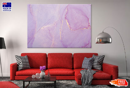 Pink & Gold Abstract Fluid Design Print 100% Australian Made