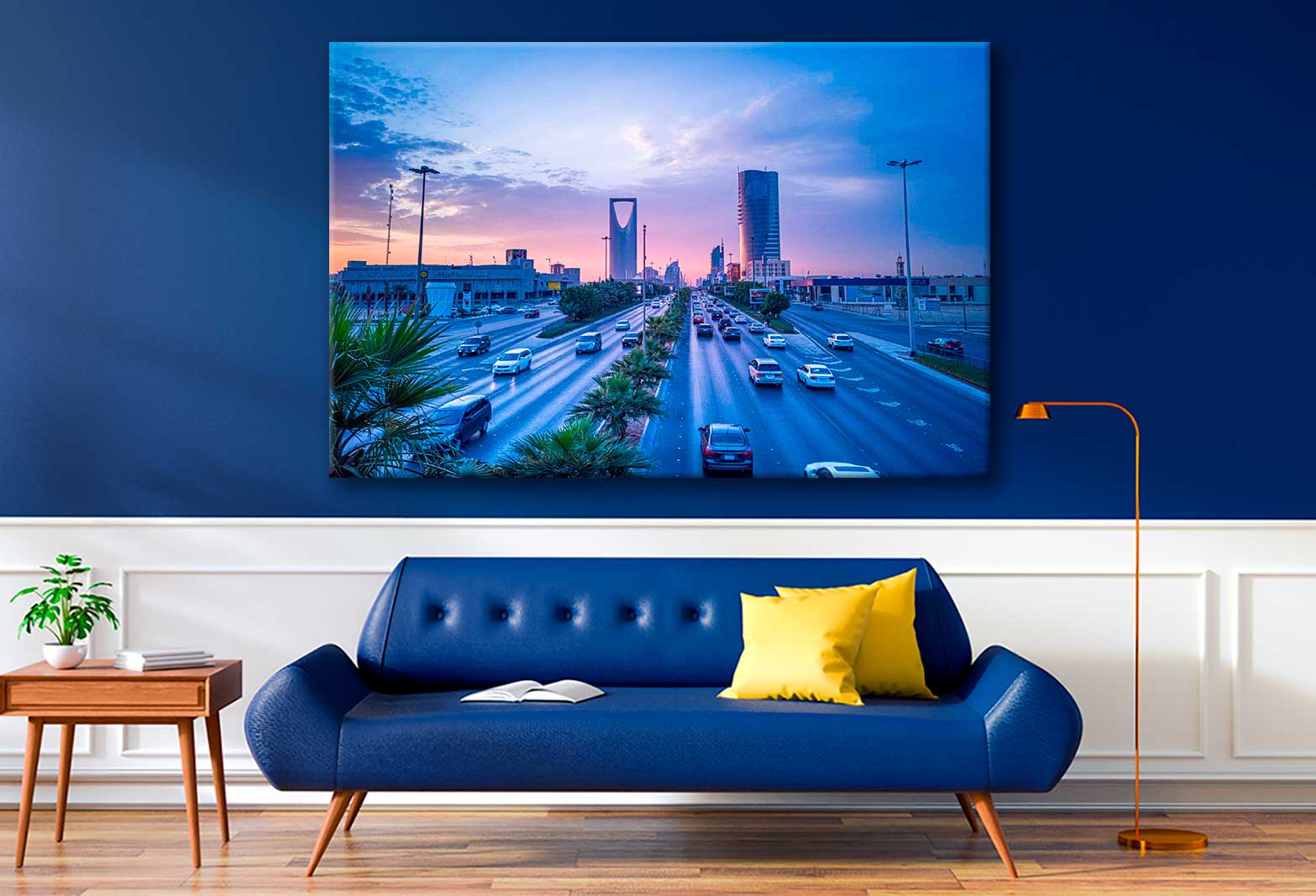 Bella Home Riyadh City During Sunset Print Canvas Ready to hang