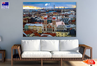 Pilsen Czech Republic Sunset Photograph, Prague Print 100% Australian Made