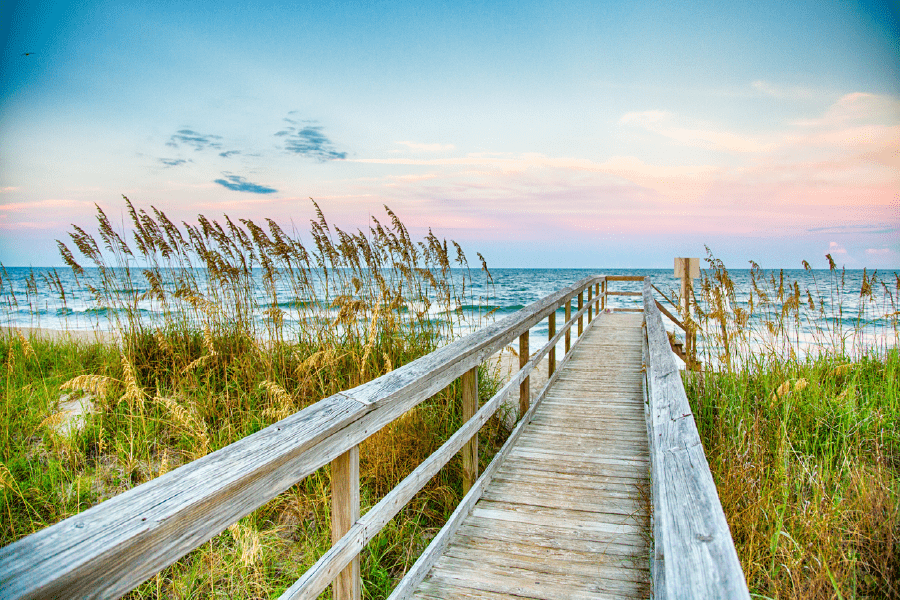 Kure Beach on North Carolina's Atlantice Photograph Print 100% Australian Made