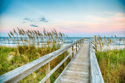 Kure Beach on North Carolina's Atlantice Photograph Print 100% Australian Made