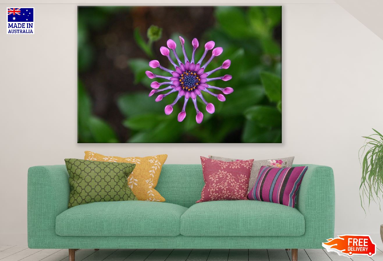 Lilac Flower Closeup Photograph Print 100% Australian Made